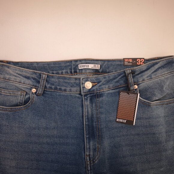 NWT Devoted Taylor Skinny High Rise Ladies Size 32 Light Petrol Wash Jeans - Picture 7 of 11